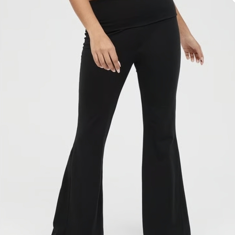 OFFLINE by Aerie OG Foldover High Waisted Super Flare Leggings